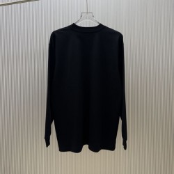 GUCCI グッチ レインボーロゴ ワールドシティプリント クルーネック ロングTシャツ スウェット 2色展開 男女兼用