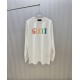 GUCCI グッチ レインボーロゴ ワールドシティプリント クルーネック ロングTシャツ スウェット 2色展開 男女兼用