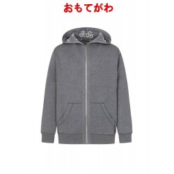 GUCCI グッチ GG総柄 リバーシブル カシミヤウール ニットジップアップパーカー フーディー 藏青色/グレー 男女兼用