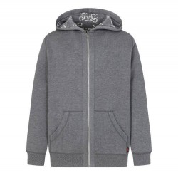 GUCCI グッチ GG総柄 リバーシブル カシミヤウール ニットジップアップパーカー フーディー 藏青色/グレー 男女兼用