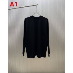 LOEWE ロエベ アナグラム ロゴプリント クルーネック ロングTシャツ スウェット 2色展開 男女兼用