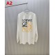 LOEWE ロエベ アナグラム ロゴプリント クルーネック ロングTシャツ スウェット 2色展開 男女兼用