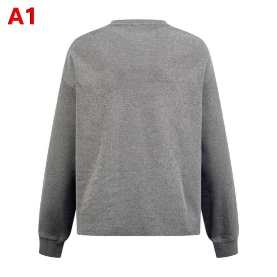 LOEWE ロエベ 25264-A70 アナグラム 刺しゅう クルーネック ロングTシャツ ロンT 2色展開 男女兼用