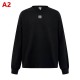 LOEWE ロエベ 25264-A70 アナグラム 刺しゅう クルーネック ロングTシャツ ロンT 2色展開 男女兼用